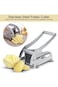ECVV AirFry Mate, Commercial Grade Stainless Steel French Fry Cutter, Vegetable and Potato Slicer,