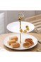 MAKINGTEC 5 Sets 3 Tier Cupcake Stand Hardware Handles, Vintage Tray Stand Center Holder Fitting wi