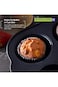 Royalford Black 6 Cup Jumbo Muffin Pan, Rf7043,Aluminum