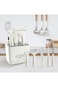 Azonee 6 Piece Kitchen Peeler Set with Bottle Opener, Stirrer, Fruit Knife, Scissors, Storage Base,
