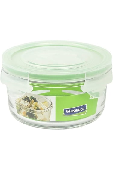 حافظة طعام زجاجية بقفل من جلاس لوك، 400 مل، Mccb-040