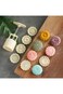 KOWVOWZ 1 Set 50g 3D Cookie Press Hand-Pressure Mooncake Cookie Mold with 6 Pcs Flower pattern DIY