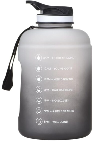 ALCOACH Large Sports Water Bottle - 2.2 L I BPA Free I Water Jug I Leak-Proof I Gallon Bottle for F