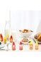 Erweicet 8PCS Mini Ketchup Bottle for Kids, 25ml Squeeze Bottles Small for Sauce &amp; Dressing (4 Yell