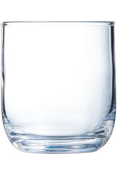 Arcoroc Elisa Low-Shaped Tumbler &ndash; 230ml   Set of 6   Tempered Glass   Elegant &amp; Durable   Dishwash