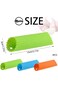 YOUYIKE 3-Piece Silicone Garlic Peeler, Roller, Peeling Gadgets - Blue, Orange, Green