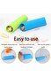 YOUYIKE 3-Piece Silicone Garlic Peeler, Roller, Peeling Gadgets - Blue, Orange, Green
