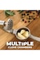 ALMEKAQUZ Manual Garlic Press,Manual Peeler Garlic Peeler Set with Silicone Garlic Peeler and Brush