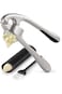 ALMEKAQUZ Manual Garlic Press,Manual Peeler Garlic Peeler Set with Silicone Garlic Peeler and Brush