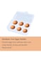 6 Girds Egg Holder Container, Plastic Egg Storage Box, Egg Storage Containers with Lids, Eggs Food