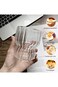 Ribed Glass Cup, High-end Coffee Cup, Home Water Cup, Ice Milk Cup (315ml)