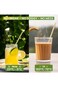 Goodern Wheat Stem Straws,100 Pcs All-Natural Drinking Straw,NO Plastic Eco-Friendly Disposable Bio