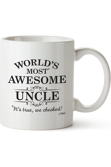 Christmas Gifts For Uncle - Funny Father's Day Coffee Mug - Best Ever Birthday Cup For Greatest Unc
