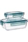 2Pc BRS Glass Conta.Set (1040+370ml)1X12