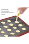 Luqeeg Silicone Fiberglass Baking Mat, Reusable Oven Liner Sheet for Making Pizza Bread Grilled Veg