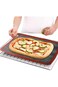 Luqeeg Silicone Fiberglass Baking Mat, Reusable Oven Liner Sheet for Making Pizza Bread Grilled Veg