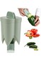 Tazweeq 1 Pack Pepper Seed Corer Remover, Upgraded 2 in 1 Bell Pepper Cutter, Pepper Porer Seed Rem