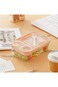 HI-FINE Bento Lunch Box for Kids,3 Compartment Meal Prep Food Storage Containers Plastic, Microwave