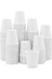 Habbaa White Paper Cups 3oz   Eco Friendly Disposable Cups   Hot &amp; Cold Drink Beverage Containers