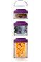 ALCOACH Snack Storage Container Stackable Snack Jar Snack Pot Tower Lock Stacking Container Stackab