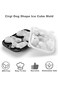 Aputue Ice Cube Tray, Silicone Novelty Ice Molds for Dog Lovers, Fun Shapes 3D Corgi Dog Ice Cube T
