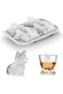Aputue Ice Cube Tray, Silicone Novelty Ice Molds for Dog Lovers, Fun Shapes 3D Corgi Dog Ice Cube T
