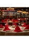 Tazweeq Red Cloth Napkins 1-Dozen, Solid Washable Fabric Napkins, Perfect for Weddings, Parties, Ho