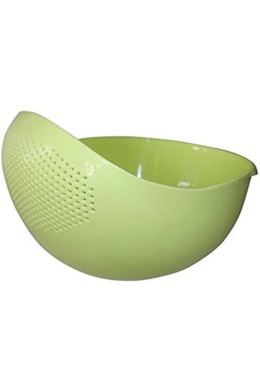 MasterChinese Japanese Design 2.1Qt (2L) Design Rice Washer Strainer Colanders for Cleaning Vegetab