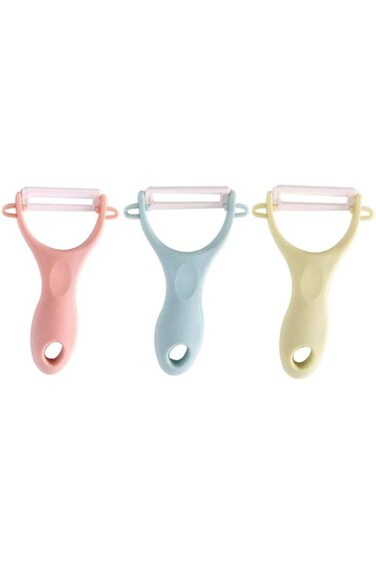 مجموعة من 3 مقشرات بطاطس من Oasisgalore، مقشرات فواكه، مقشرات بطاطس، مقشرات خيار، مقشرات تفاح للمطبخ