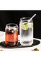 Gadpiparty 2pcs Glasses Can Shaped Tumbler Cup Cups Drinking Glasses Beverage Drink Cups Glasses Gl