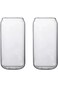Gadpiparty 2pcs Glasses Can Shaped Tumbler Cup Cups Drinking Glasses Beverage Drink Cups Glasses Gl