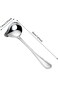 YILANJIN 2 Pieces Sauce Ladles with Pouring Spout, Sauce Spoon with Length 20cm, Stainless Steel Sa