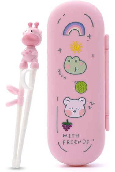 عيدان تناول الطعام على شكل دجاجة من تزوييق، سهلة الاستخدام لتدريب الأطفال والكبار، غير سامة