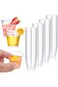 X spring Clear Plastic Cups, 100 Pack 30ml Plastic Shot Glasses Made of PS Material, Premium Dispos