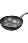 KITCHEN MASTER NON STICK INDUCTION WOK 28 CM, GREY, KMW002-GREY, COOKING WOK, WOK PAN, STIR-FRY PAN