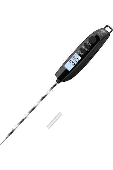 DOQAUS Food Thermometer, Instant Read Meat Thermometer with Ultra-Thin Probe, Grill Thermometer for