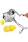 QUTHZZHY Manual Fruit Juicer Lemon Squeezer, Aluminium Alloy Hand Squeezer, Easy Use Heavy Duty Lem