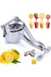 In-HoUSe Lemon Squeezer - Heavy Duty Hand Press Fruit Juicer - Manual Lime CitrUS Press Squeezer (C