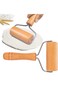 Tazweeq Small Rolling Pin, Wooden Dough Roller, Non-Stick Pizza Roller, Dough Baker Roller Set for