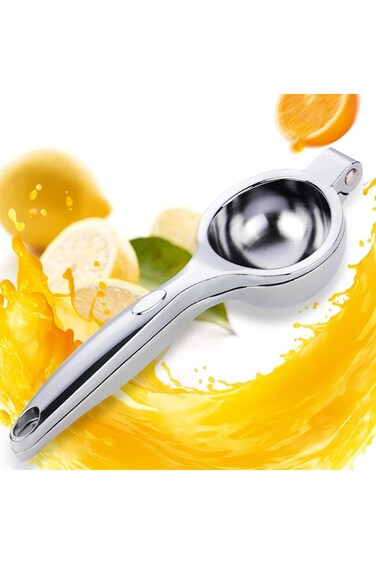 GREBIRD Manual Citrus Press Juicer, Stainless Steel Lime &amp; Lemon Squeezer, Manual Juicer Processor,