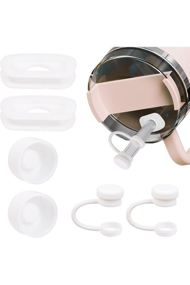 Flood Stopper Set, Straw Lid, Stable Leak Proof Stopper and Flood Lid Stopper, Suitable for 30oz an