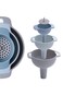 Paporich 4 in 1 Kitchen Funnels, Kitchen Funnels for Filling Bottles, with Detachable Strainer Filt