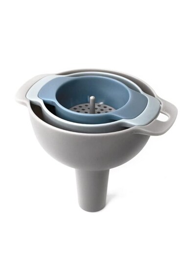 Paporich 4 in 1 Kitchen Funnels, Kitchen Funnels for Filling Bottles, with Detachable Strainer Filt