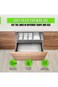 Shelf Liner for Kitchen (2 Rolls (45 x 150cm) Non-Adhesive Drawer Mats, Non-Slip Food Grade EVA Dra