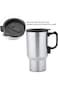 tuyamaku 12V 450mL stainless steel travel mug coffee heating milk mug electric car insulation mug o
