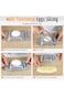 Egg Slicer for Hard Boiled, Eggs Egg Cutter, Strawberry Slicer, Heavy Duty Aluminium Slicer, Stainl