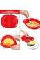 ALMEKAQUZ Silicone Omelette Maker, Omelet Pan,Non-Stick Microwave Egg Cooker, Oven Safe Egg Roll an