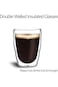 Cuisine Art Double Walled Glass Coffee Cup 2-Piece Set, 80 ml Capacity