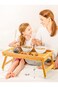Pipishell Bamboo Bed Breakfast Tray with Folding Legs