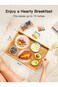 Pipishell Bamboo Bed Breakfast Tray with Folding Legs